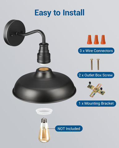 DEWENWILS open-bottom bulb replacement enables quick maintenance.