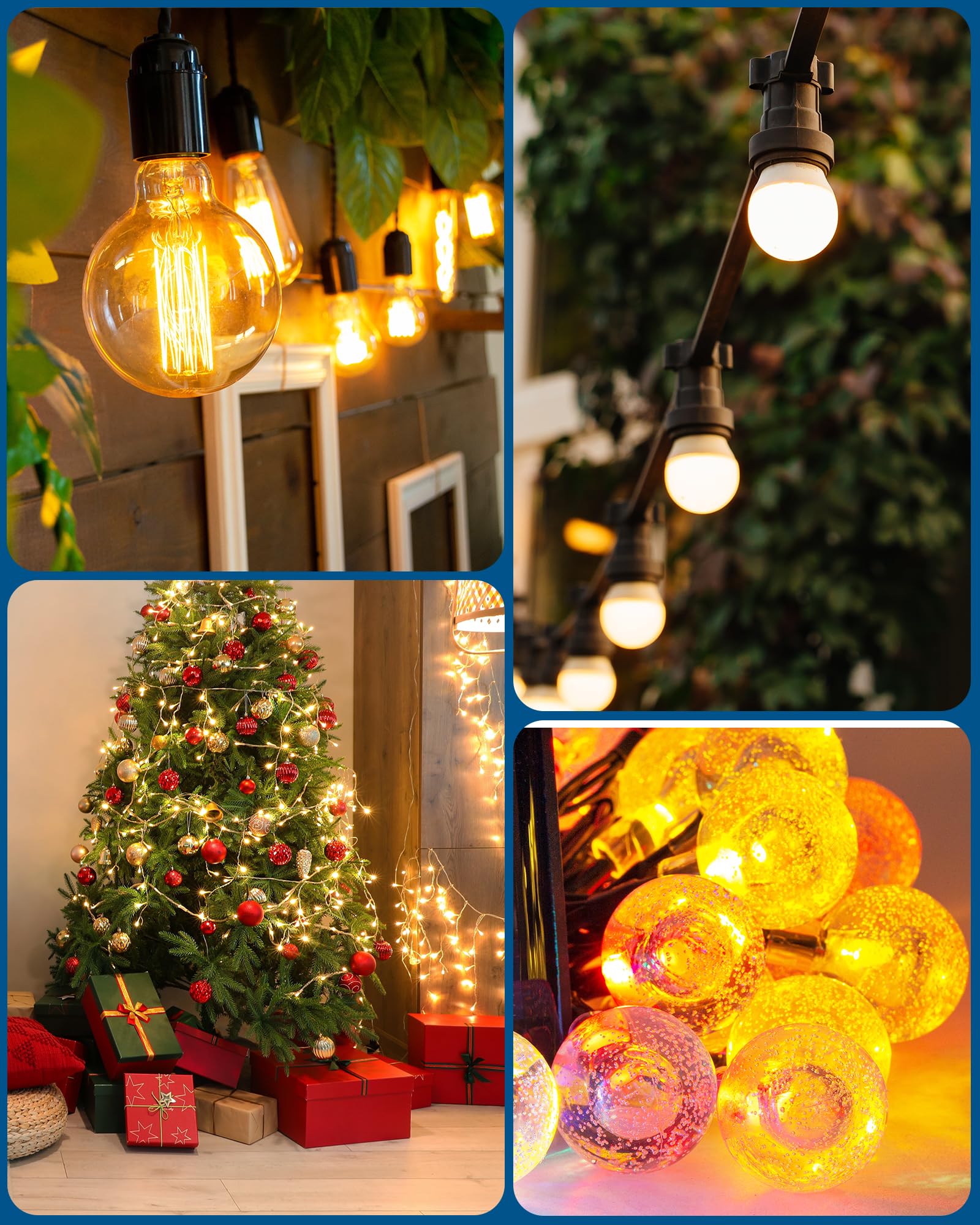 DEWENWILS outdoor lighting creates cozy ambience with seamless dimming control.