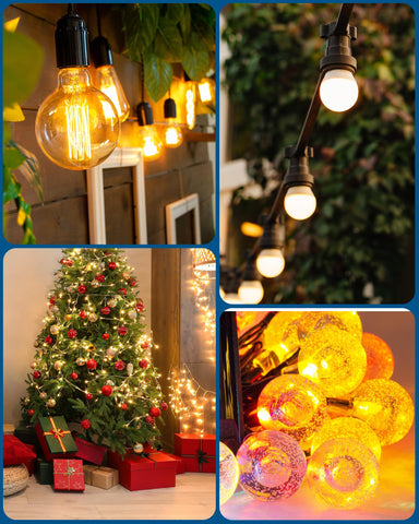 DEWENWILS outdoor lighting creates cozy ambience with seamless dimming control.