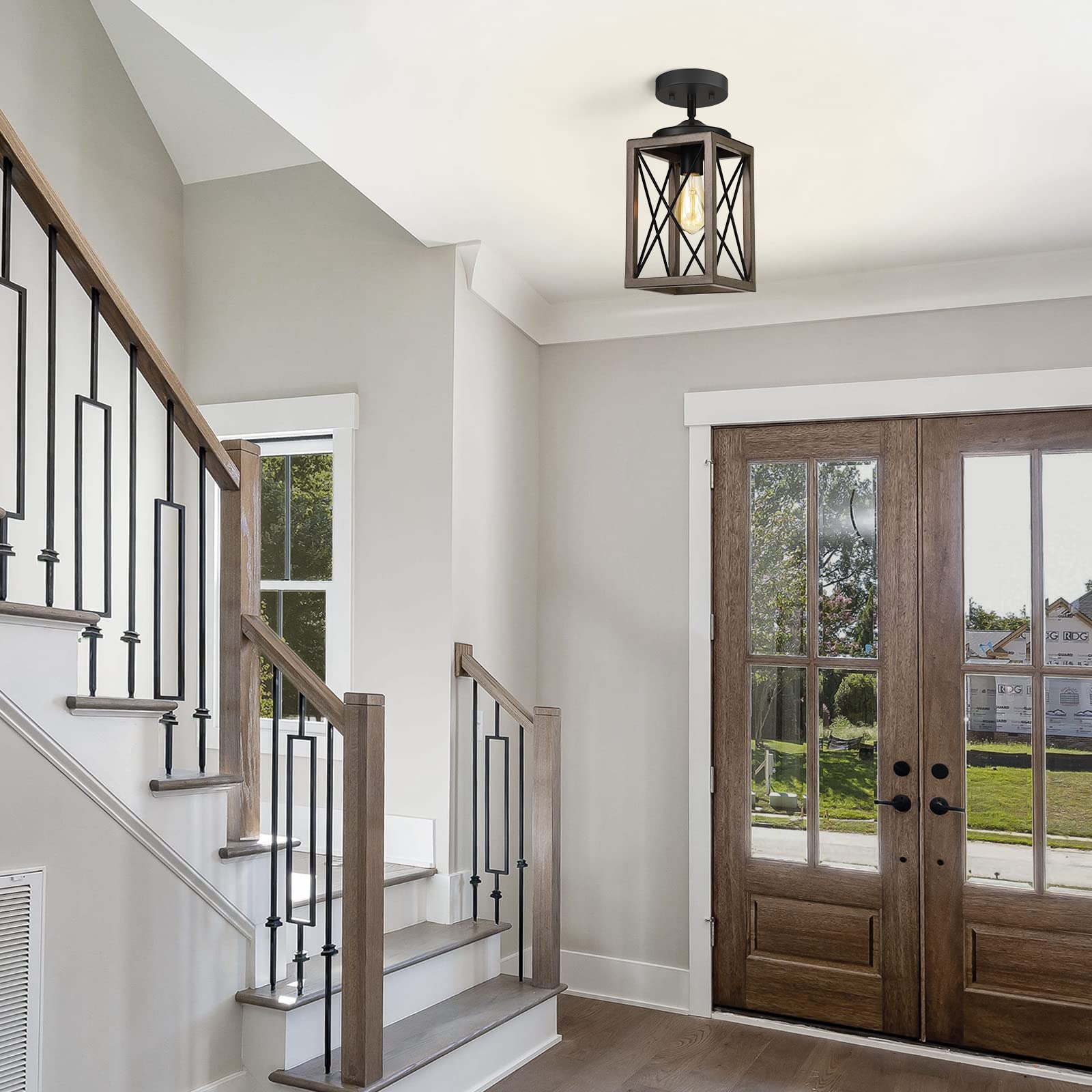 DEWENWILS pendant light with E26 base compatible with common bulb types