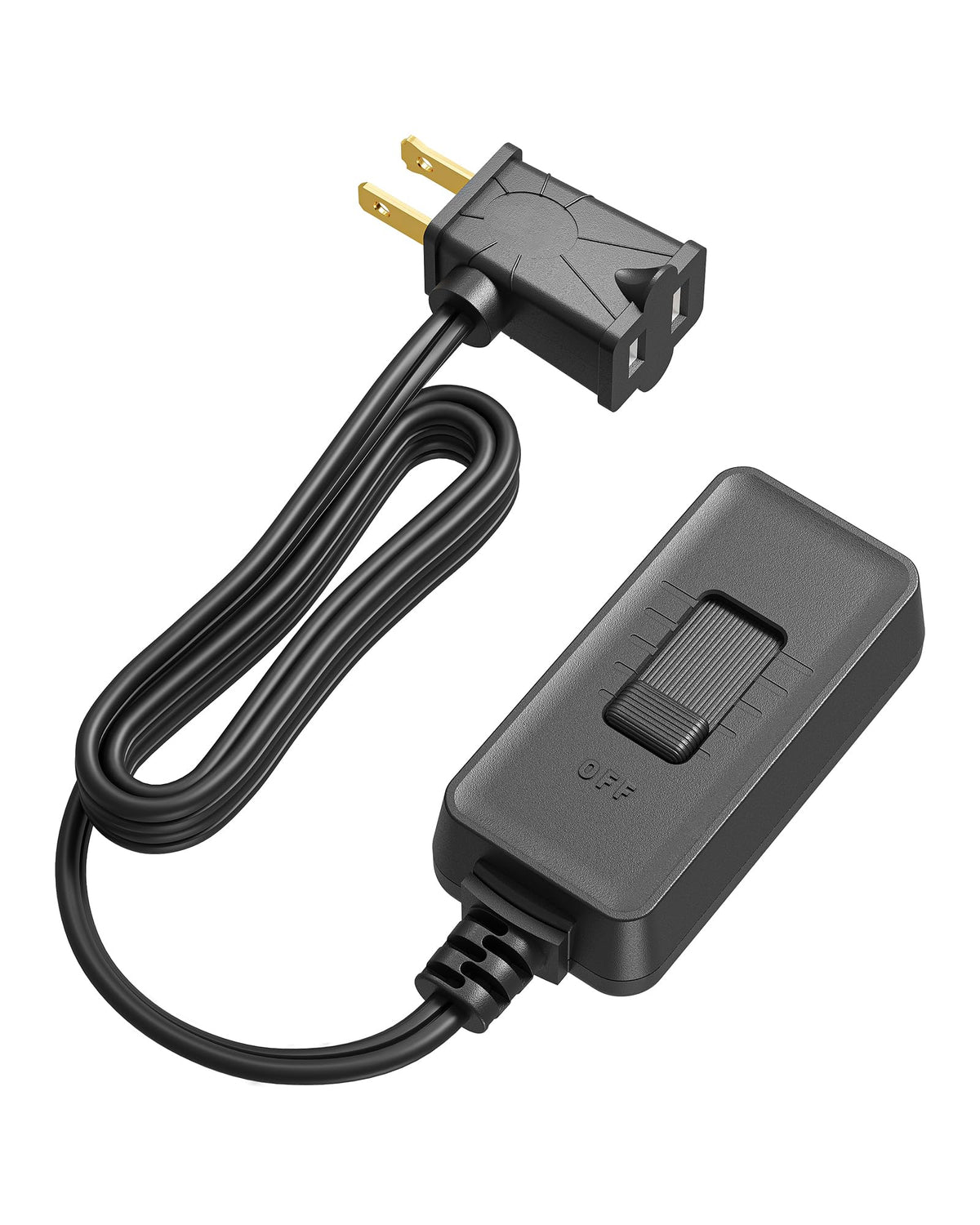 DEWENWILS plug-in dimmer switch for lamp showing easy inline control and brightness adjustment