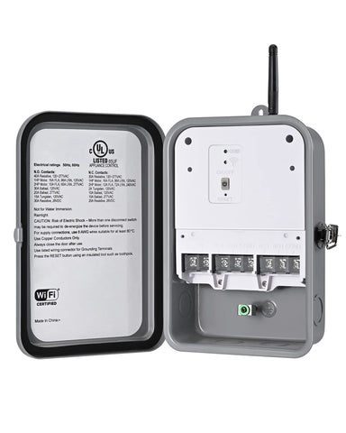 DEWENWILS pool pump timer wall mount for outdoor scheduling