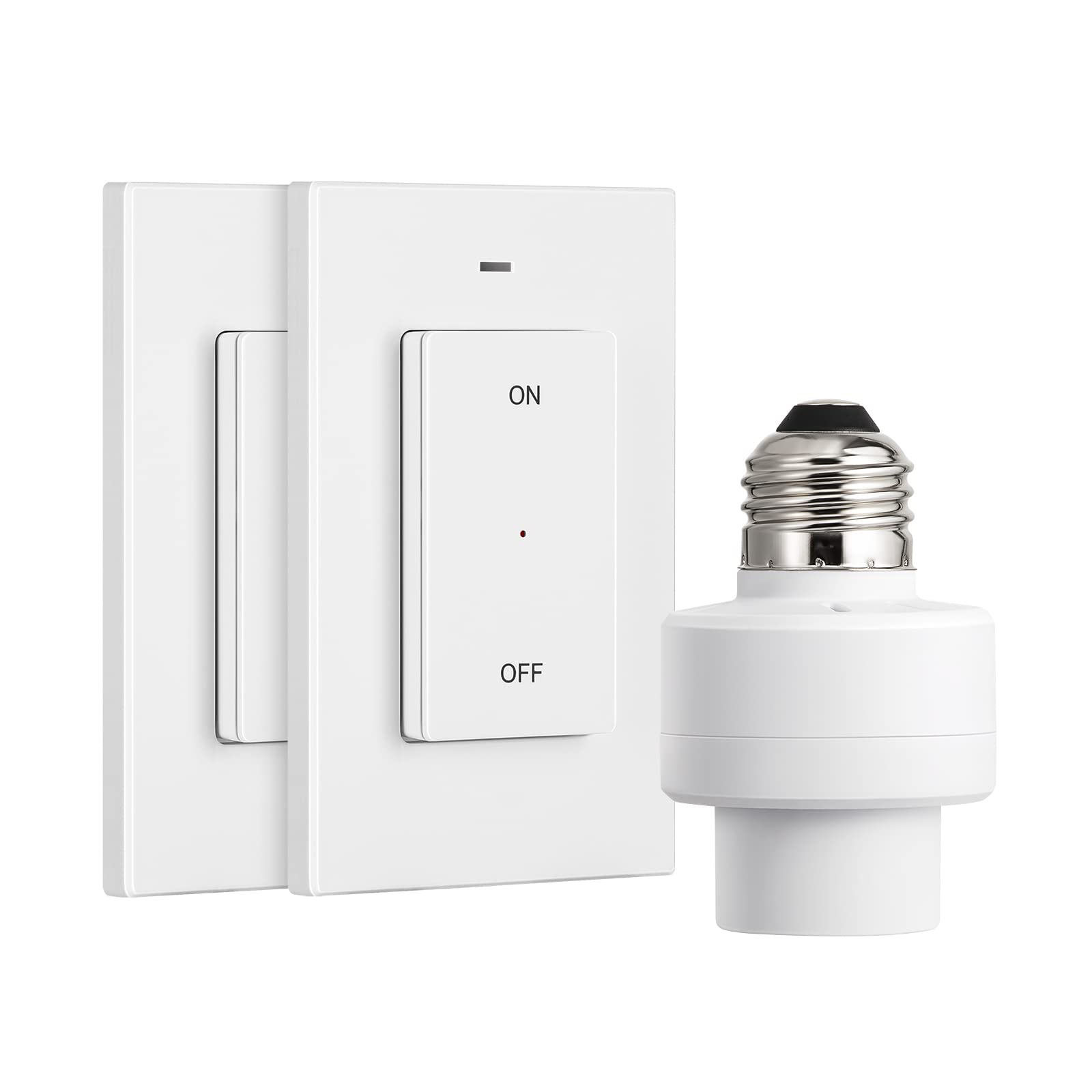 DEWENWILS remote-control light socket in use for convenient lighting control