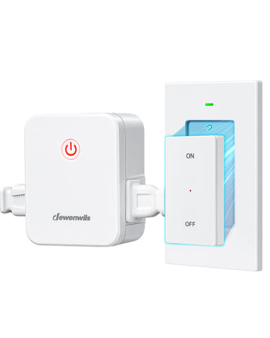 DEWENWILS remote control outlet with magnetic remote for easy placement and access