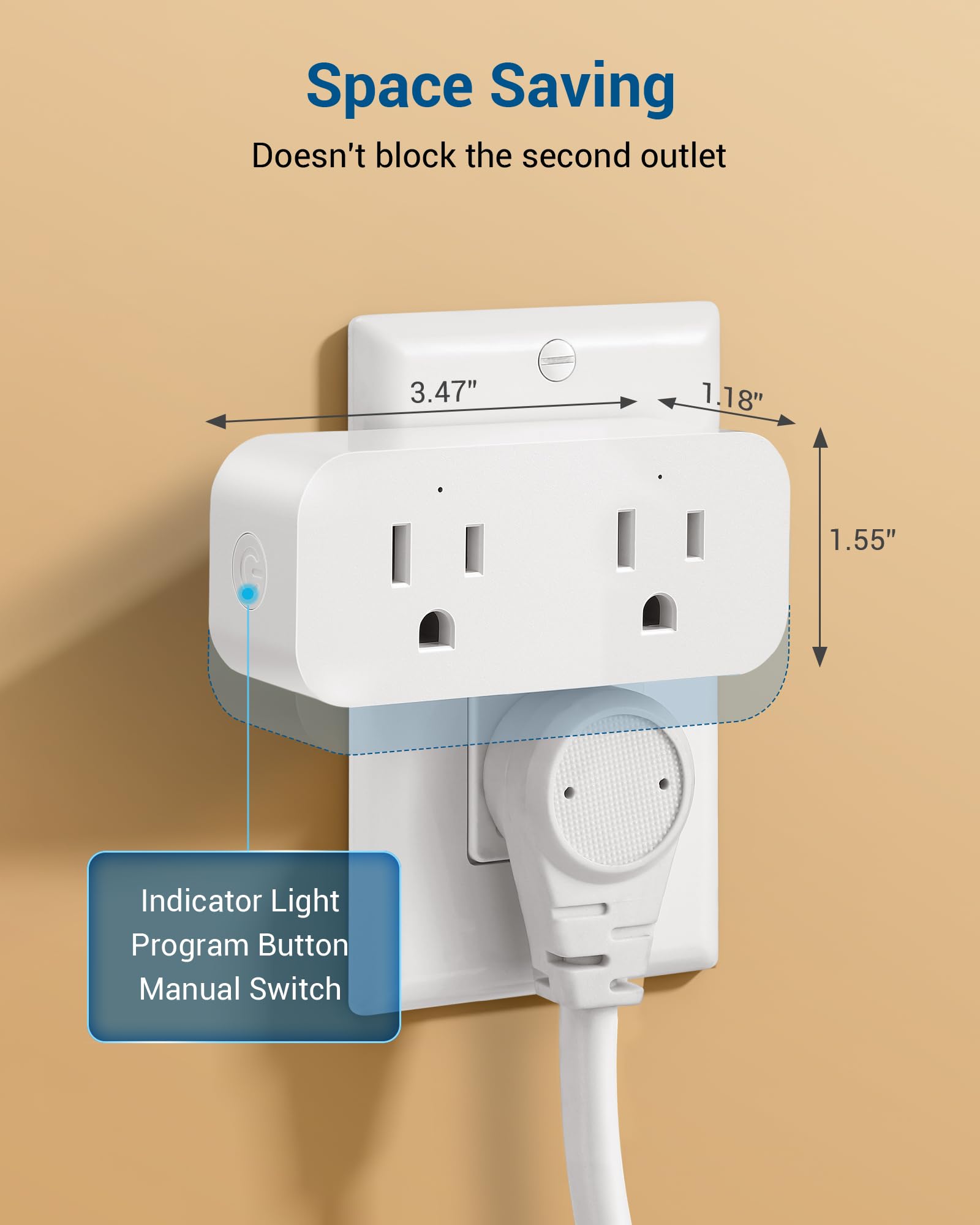 DEWENWILS RF signal through walls maintains control without line of sight