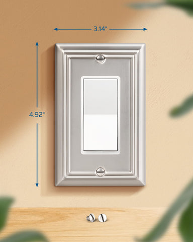 Dewenwils simple remodel upgrade with durable metal wall plates.