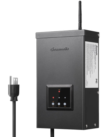 DEWENWILS smart low-voltage transformer with app control for outdoor lighting