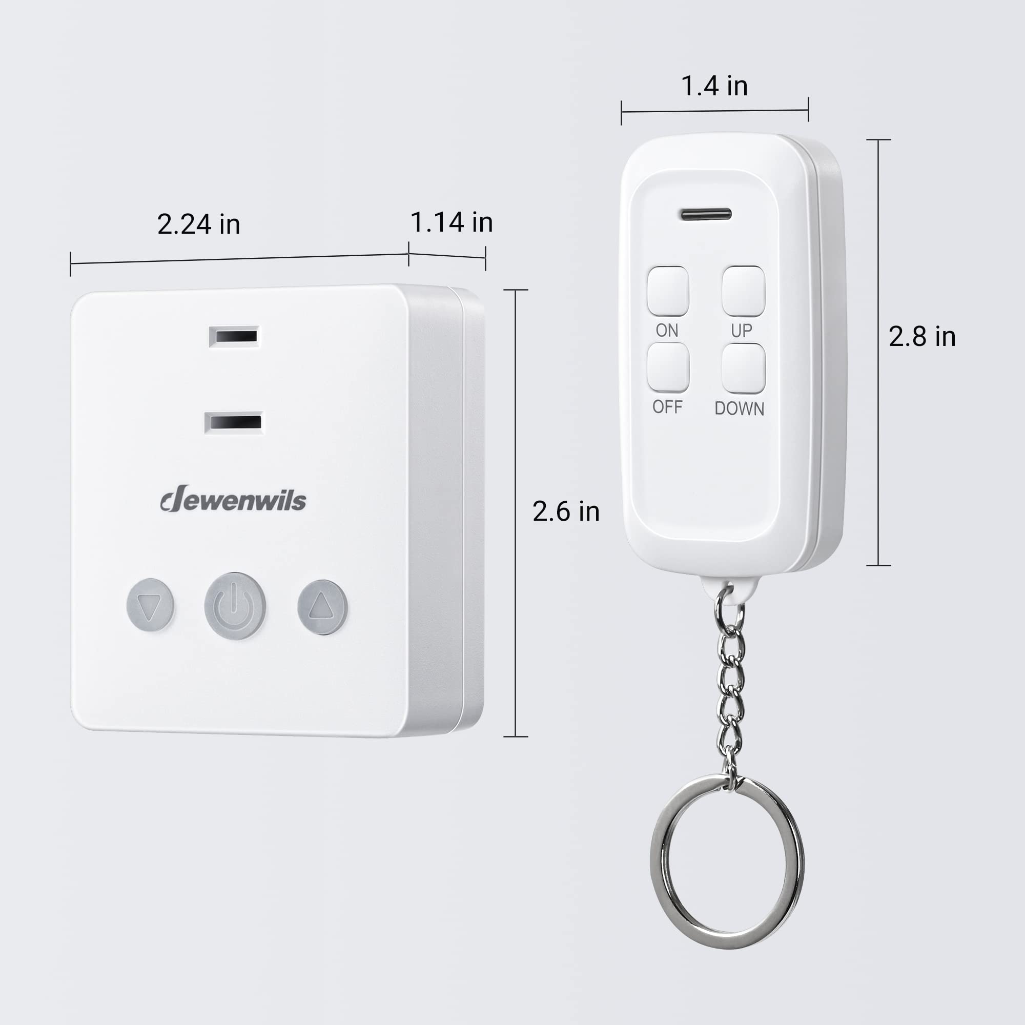 DEWENWILS ideal for string lights and patio lamps with dimming