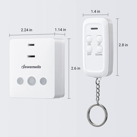 DEWENWILS ideal for string lights and patio lamps with dimming