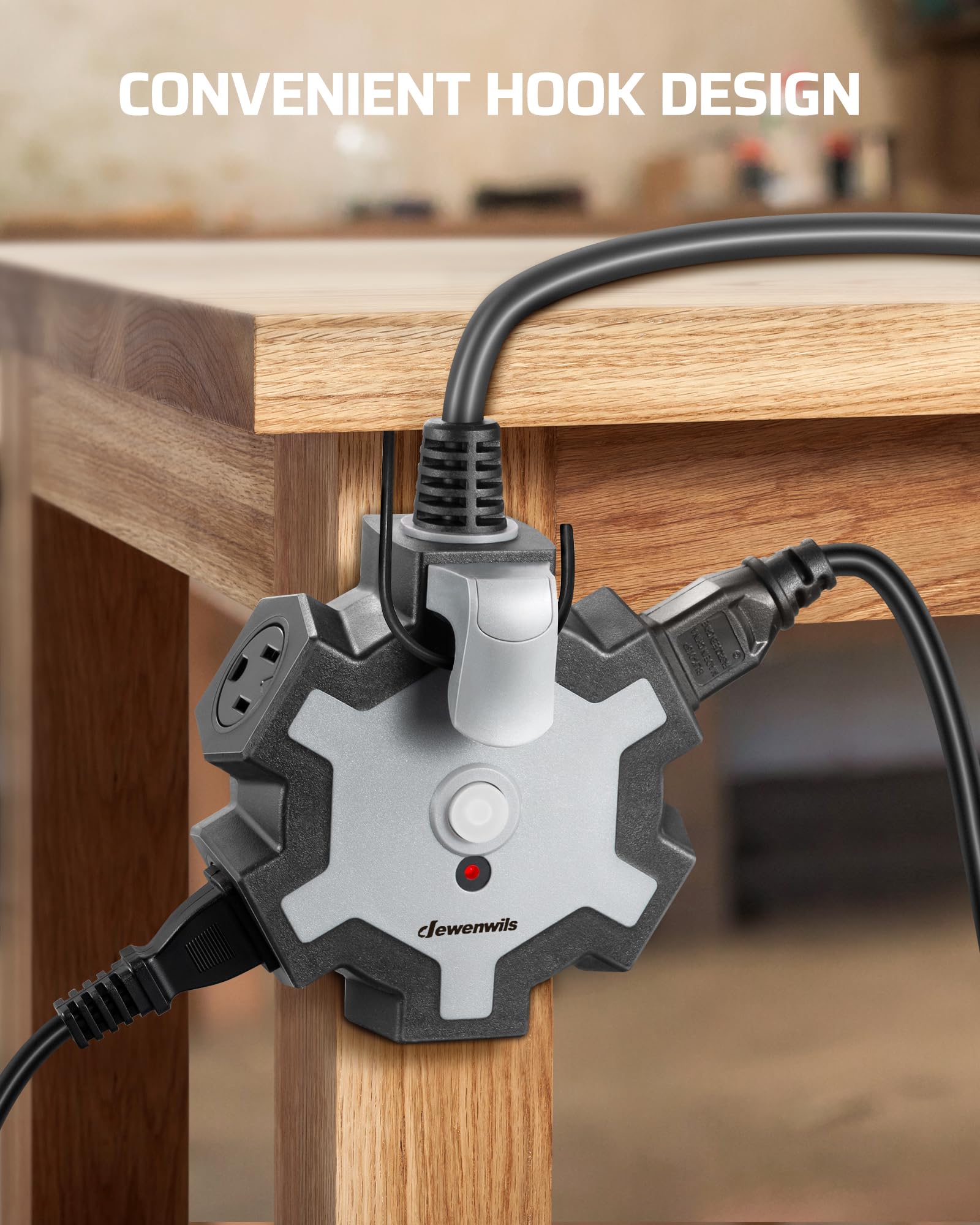 DEWENWILS twist-to-close safety cover keeps dust and debris out