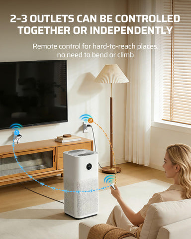 DEWENWILS two independent outlets for separate devices