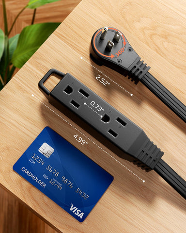 DEWENWILS two-pack extension cords offer convenient, clutter-free options.