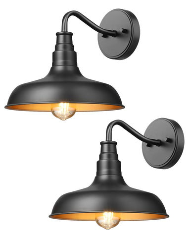 DEWENWILS two-pack exterior lights offer cohesive lighting for multiple entries.