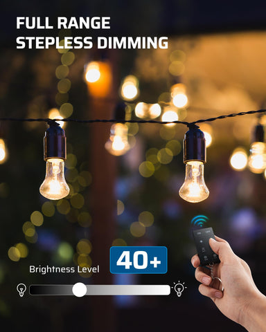 DEWENWILS two-socket dimmer supports simultaneous control of two circuits.