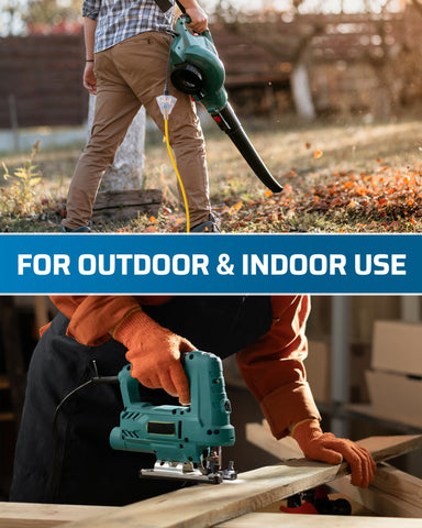 DEWENWILS UL-listed cord offers trusted safety outdoors.