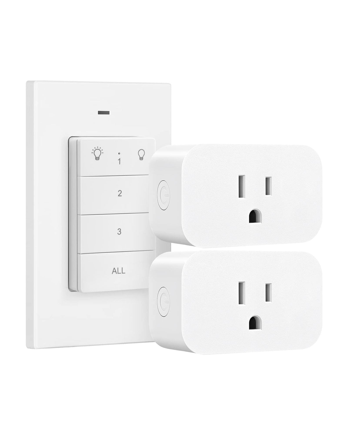 DEWENWILS wall-mounted remote switch controlling lamps