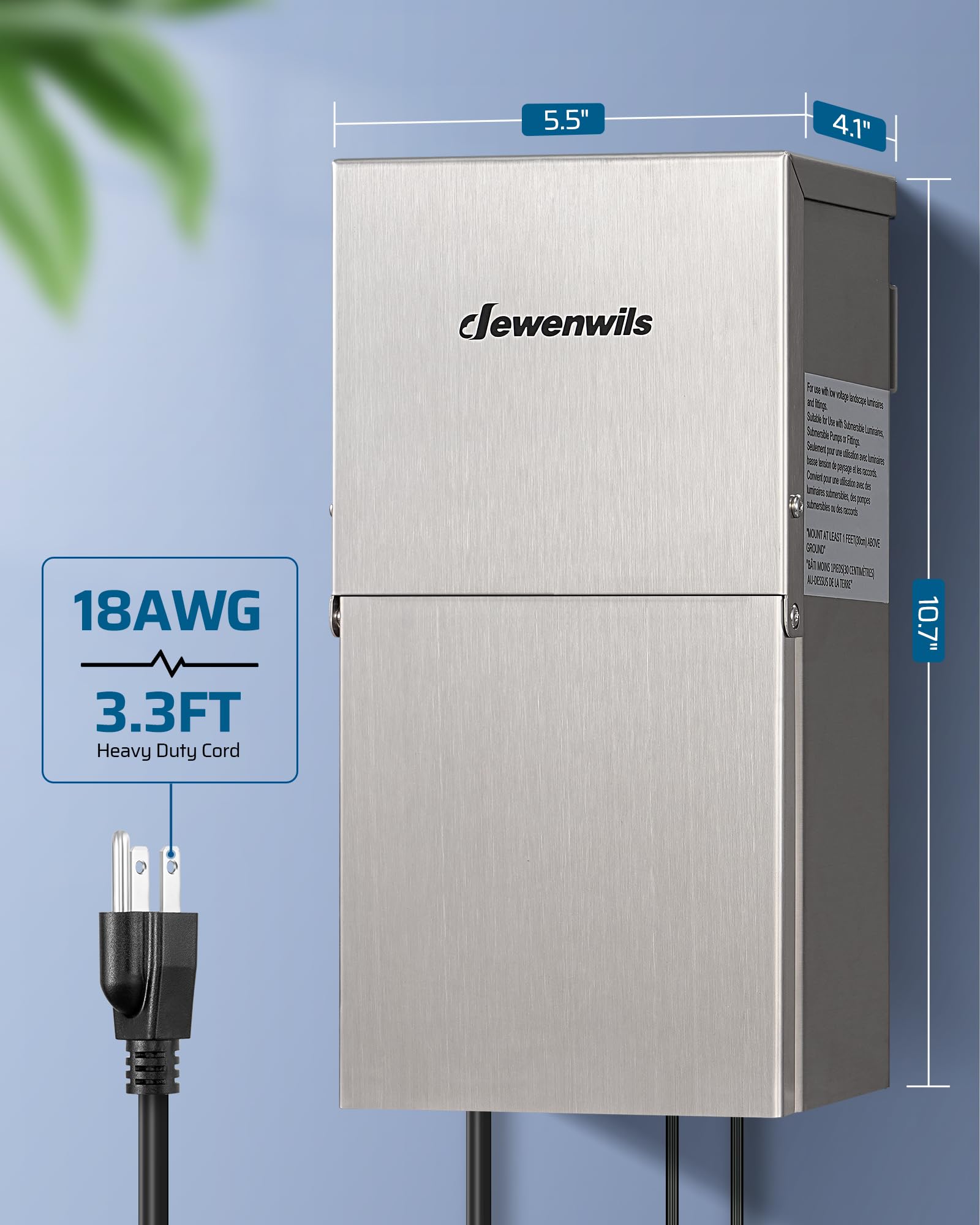 Versatile outdoor lighting applications including spotlights and path lights using DEWENWILS