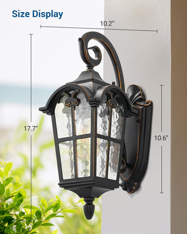 DEWENWILS versatile mounting for porch, garden, or front door