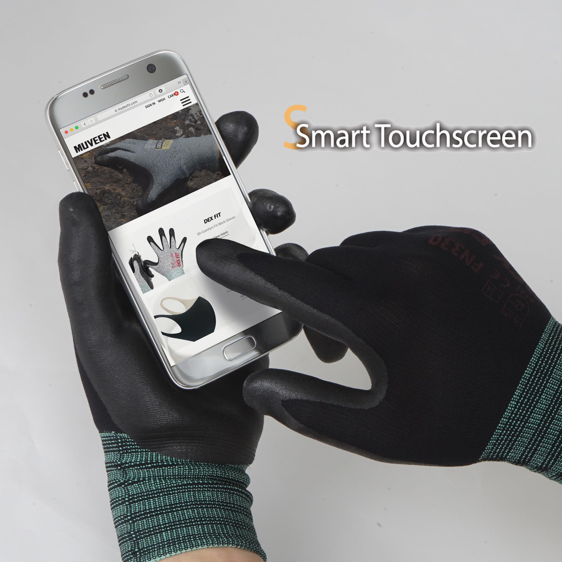 DEX FIT FN330 abrasion-resistant palm delivering durable protection.