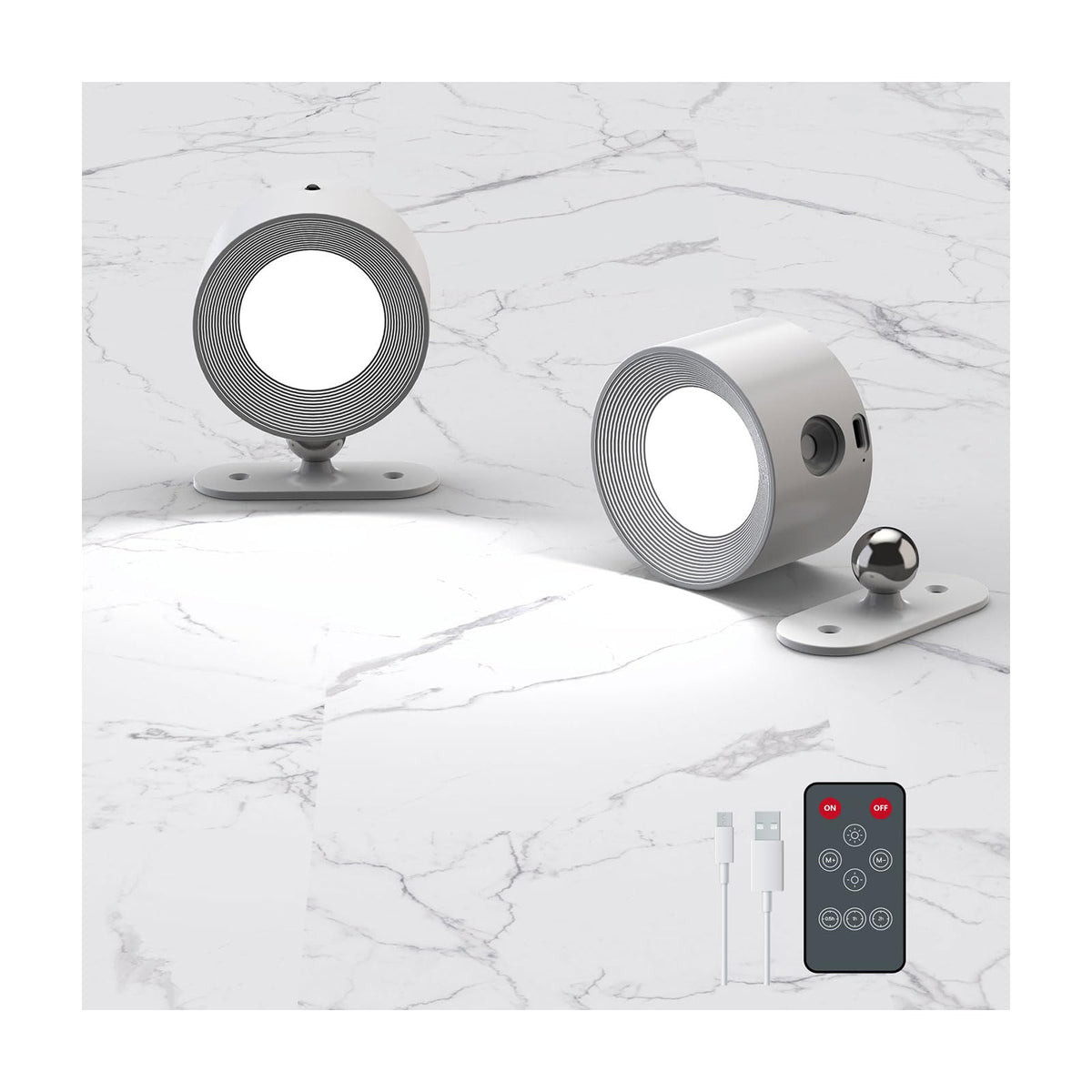 Deyagoo 2Pack romote wall sconce rechargeables for cozy spaces