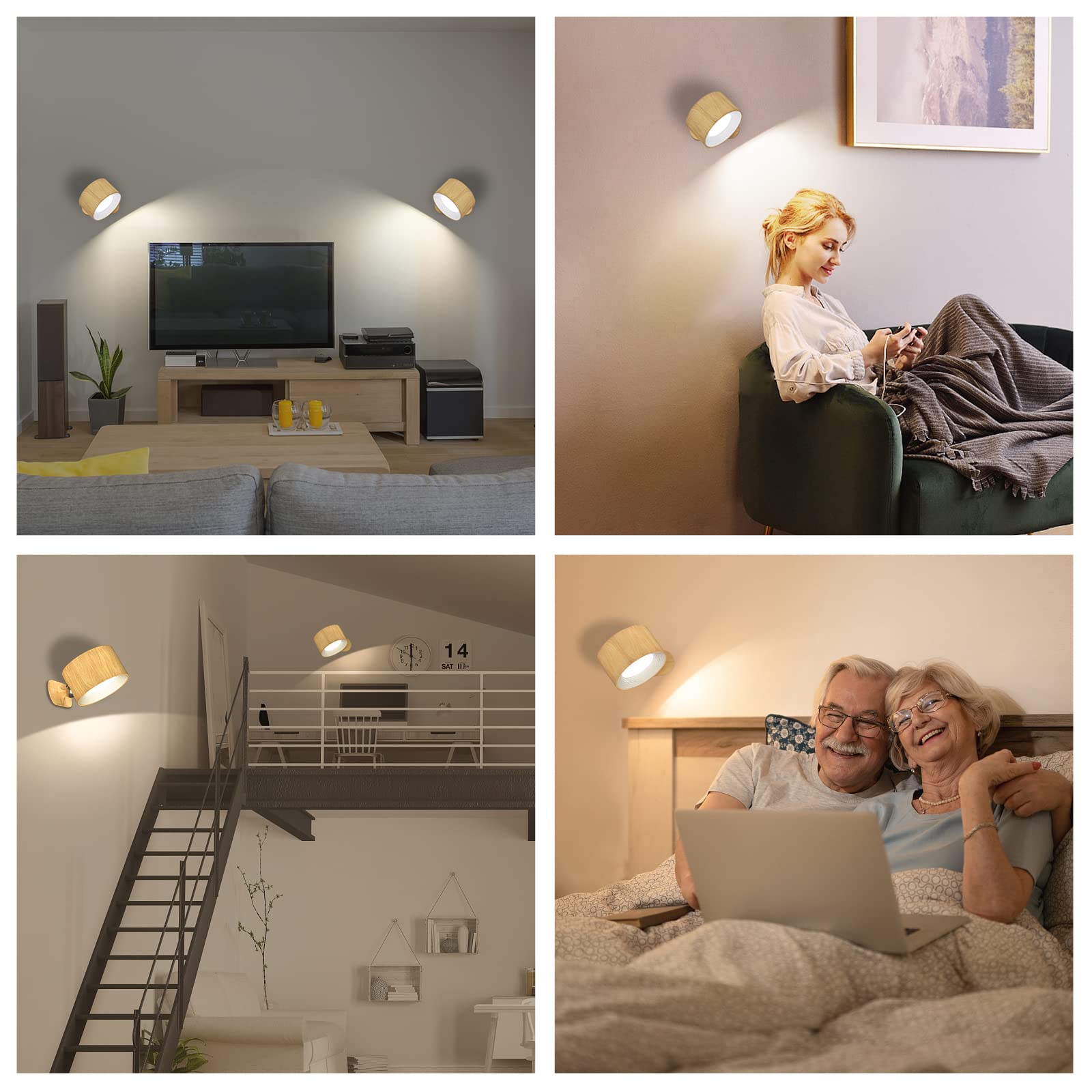 Deyagoo LED wall sconce portable emergency light for outages.