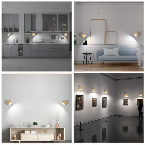 Deyagoo LED wall sconce touch-control for easy brightness and temperature adjustment.