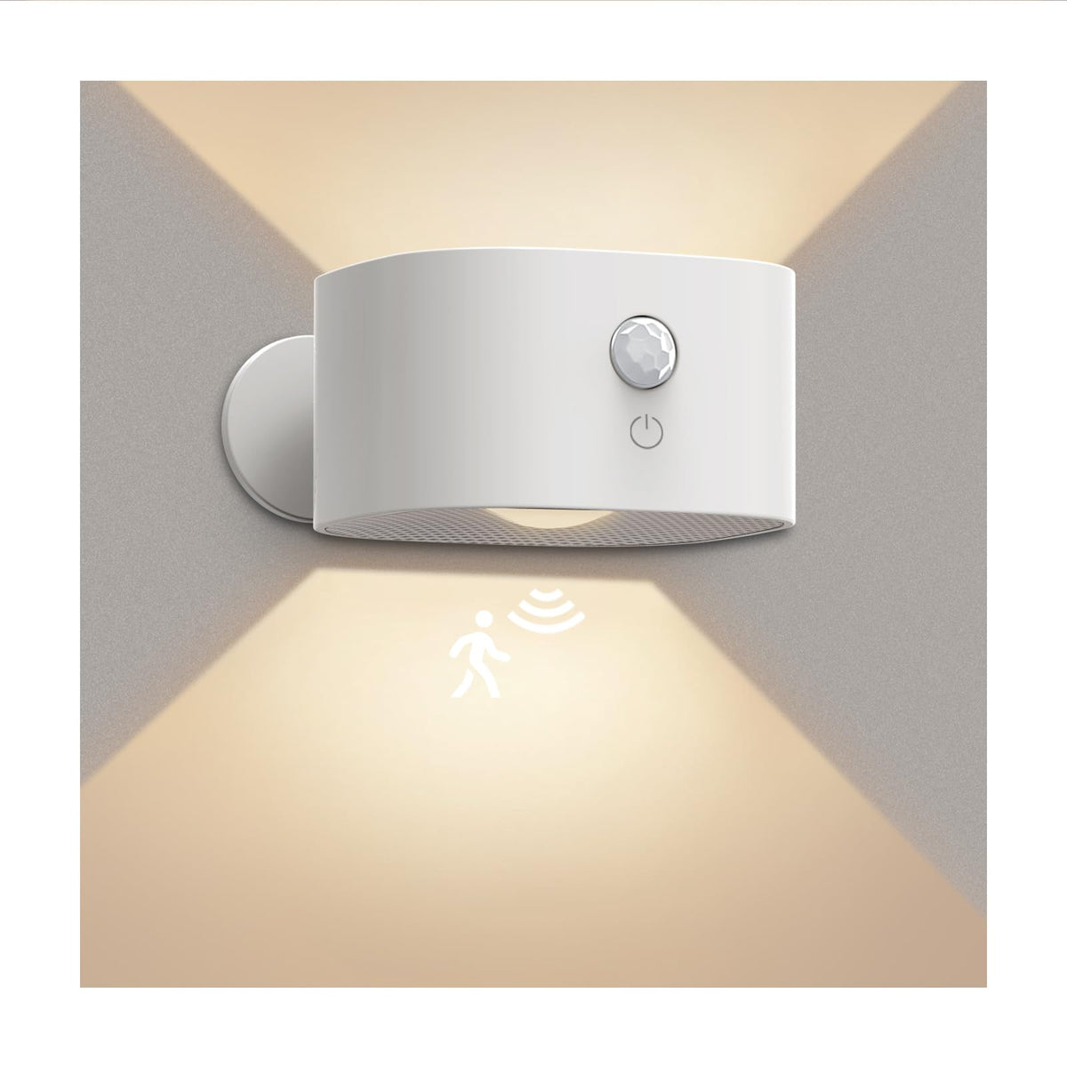 Deyagoo motion sensor wall light front view for stairs and hallways