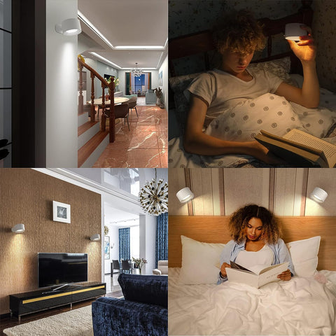 Three color temperatures: warm, natural, and cool white for ambience