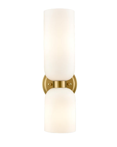 2 x 60W max sockets support LED, halogen, or incandescent bulbs.