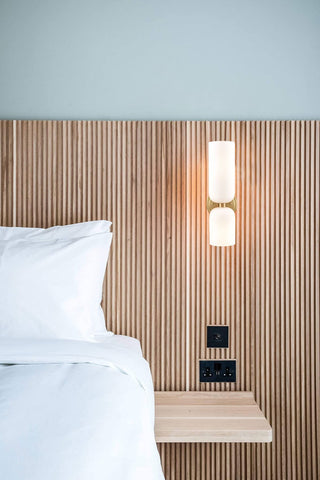 Versatile mounting options allow up or down installation.