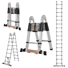 DEZEX A Frame ladder fully extended for high reach tasks with stability