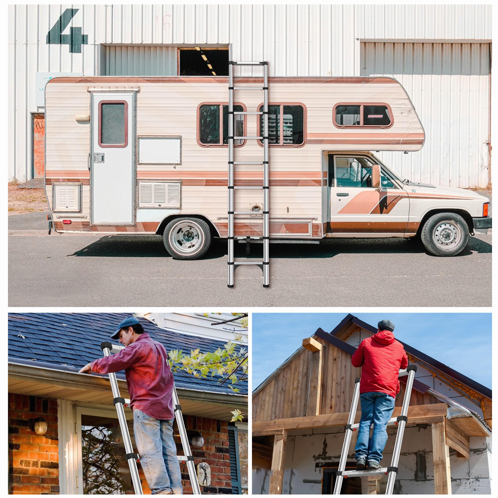 DEZEX 330 lb capacity ladder for sturdy everyday tasks