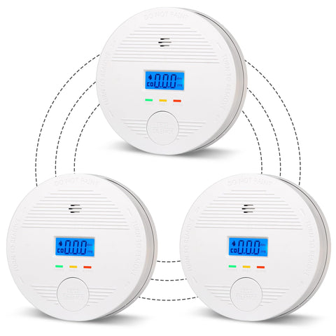 DFGJLVF interconnected detector front view for whole-home safety
