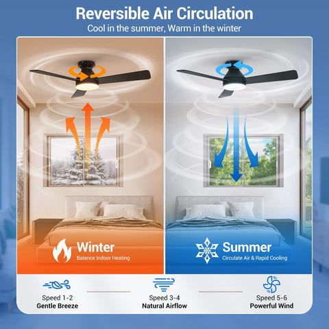 Dgguo remote-controlled fan offers six speeds and dimmable lighting