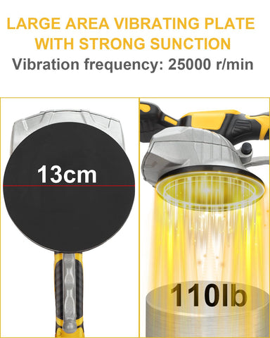 Dglyyxgs tile vibrator suction cup delivers 110 lbs grip for large tiles