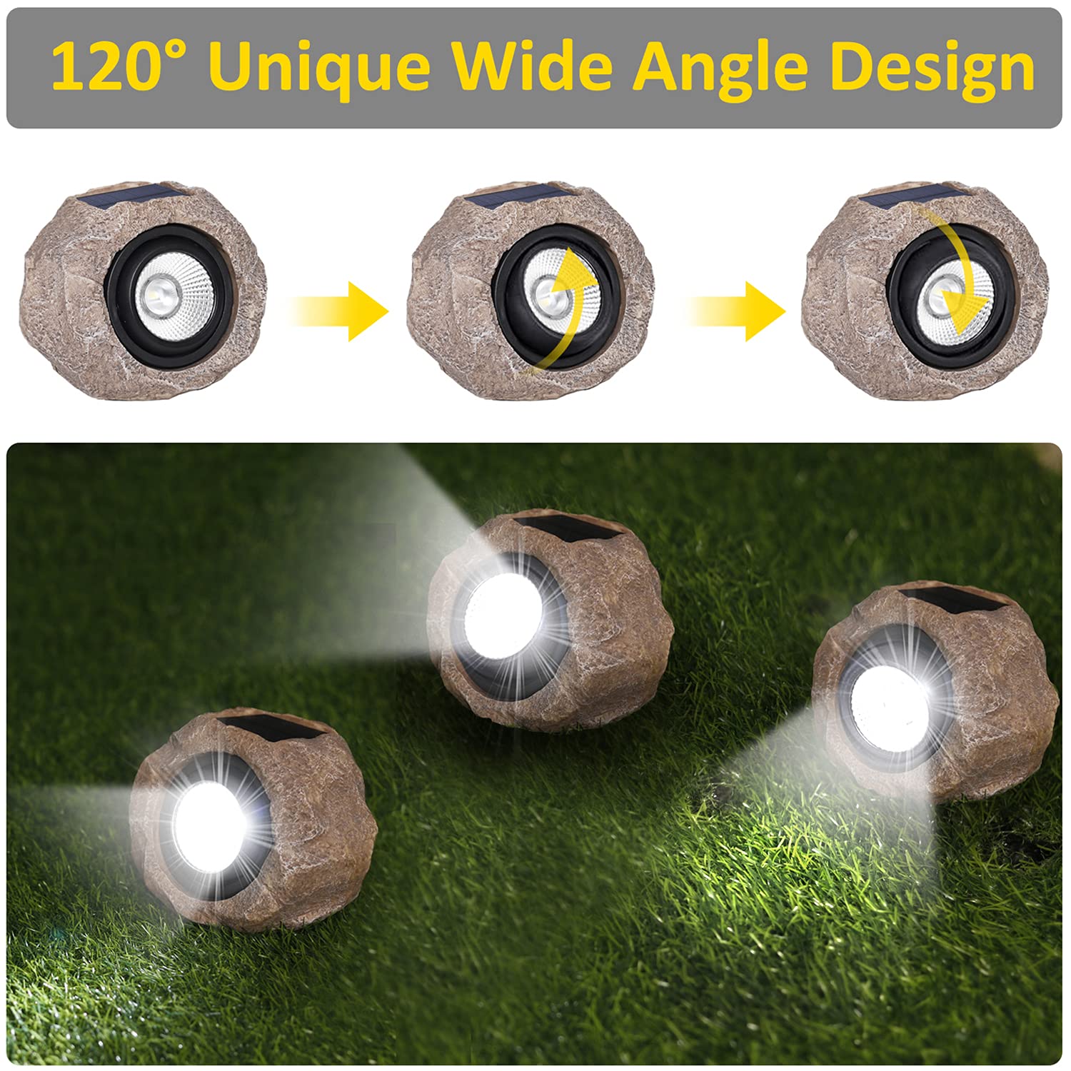 DGSCAK outdoor lamps install tool-free for quick setup.