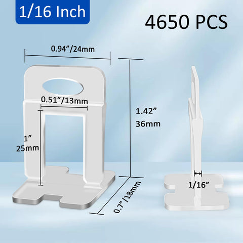 DGSL 4650 tile spacer clips pack ready for professional installation.