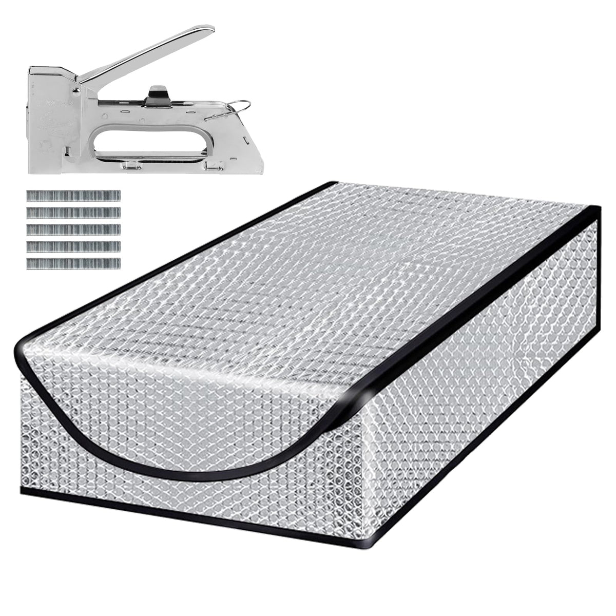DGSL Attic Cover seals a 25x54 opening to block dust.