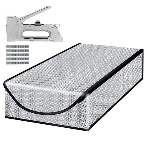 DGSL Attic Cover seals a 25x54 opening to block dust.
