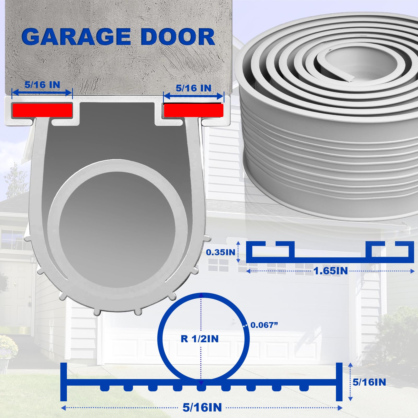 DGSL durable rubber resists -40°F to 140°F for year-round protection