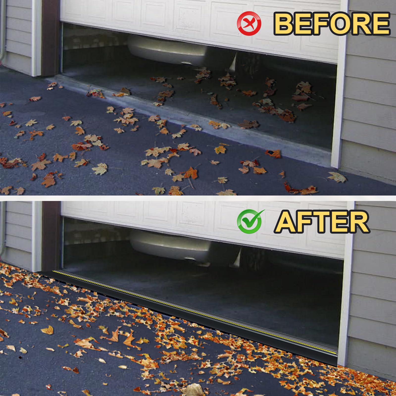 DGSL easy-cut seal strip fits any door size with a simple cut-to-fit approach.