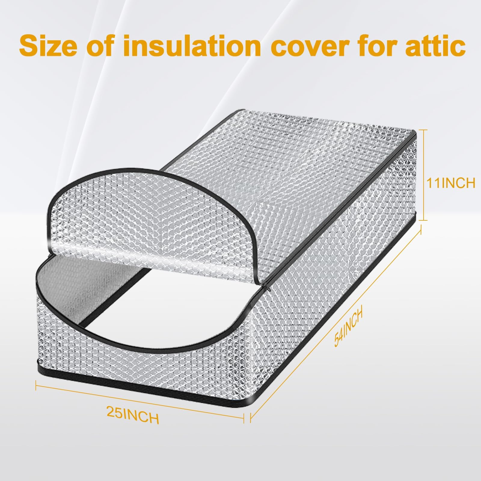 DGSL Energy-saving attic cover may reduce cooling and heating needs year-round.