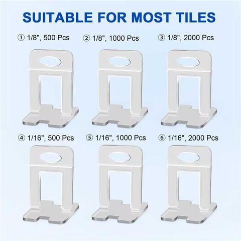 Smooth tile surface after using the DGSL leveling system.