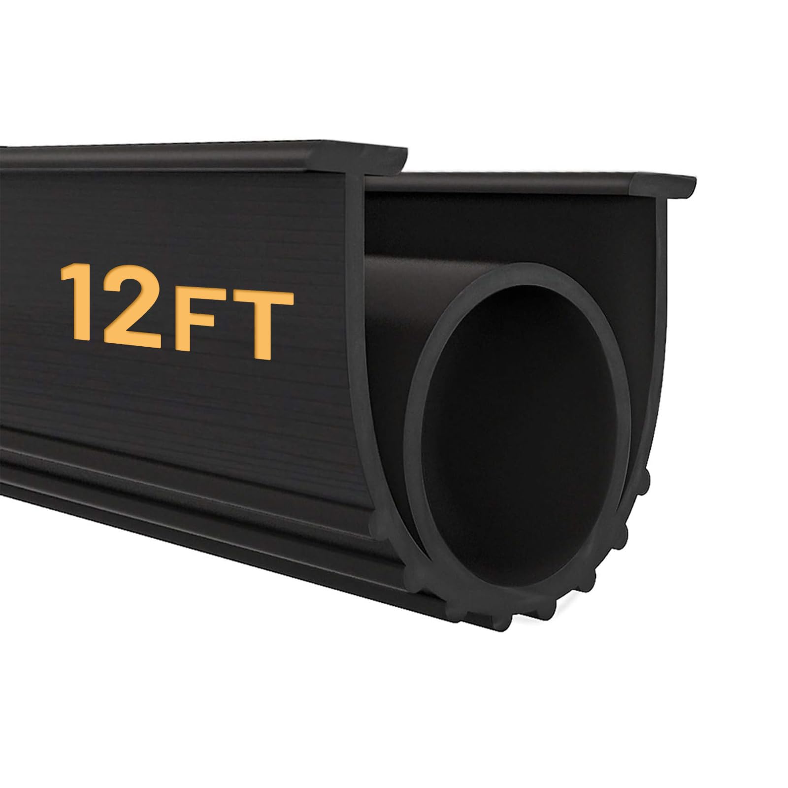 DGSL garage door seal with T-channel ends for universal fit and airtight protection.