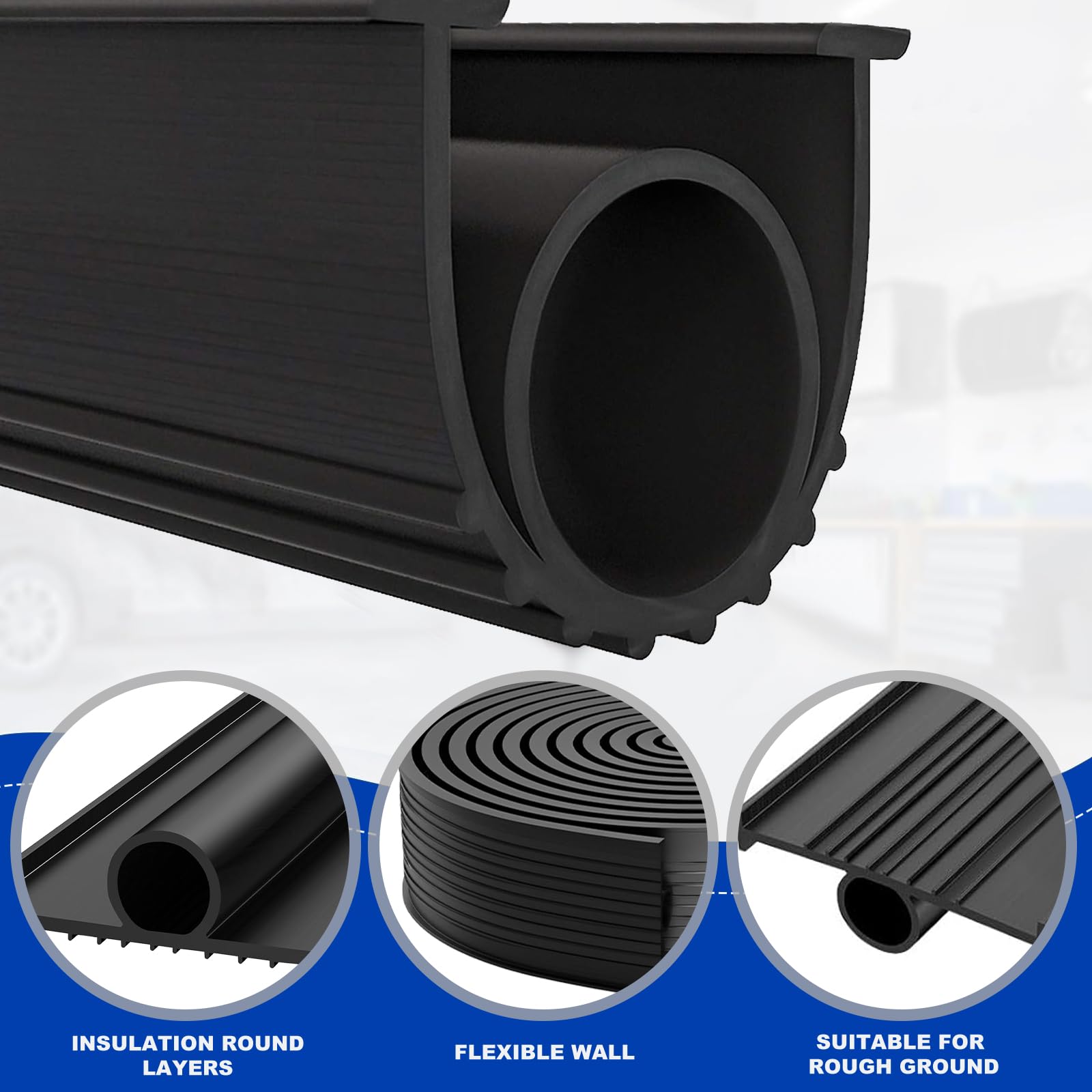 DGSL garage door seals bottom rubber T end design ensures secure fit