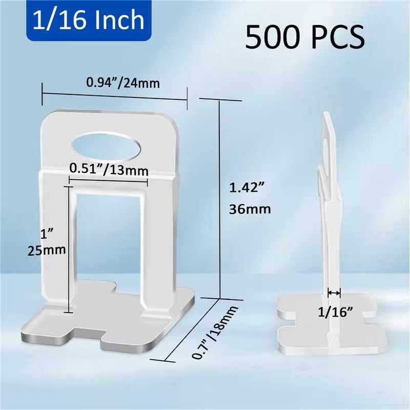 DGSL leveling system for ceramic tile ensures even surfaces.