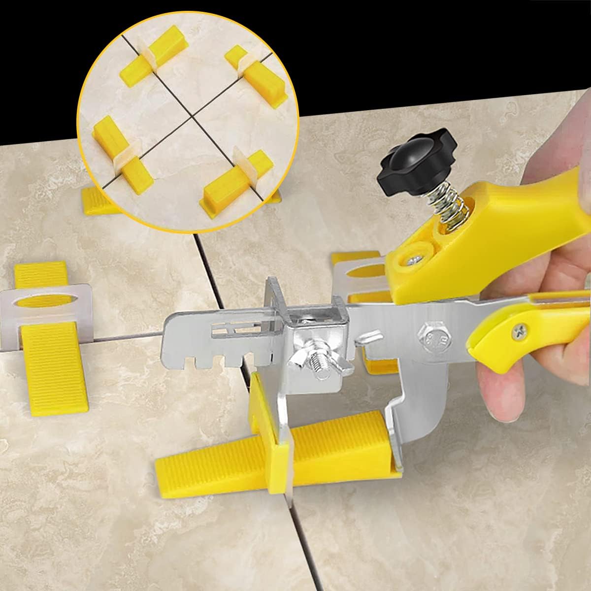 DGSL leveling system packaging helps organize tools for quick setup and reuse.