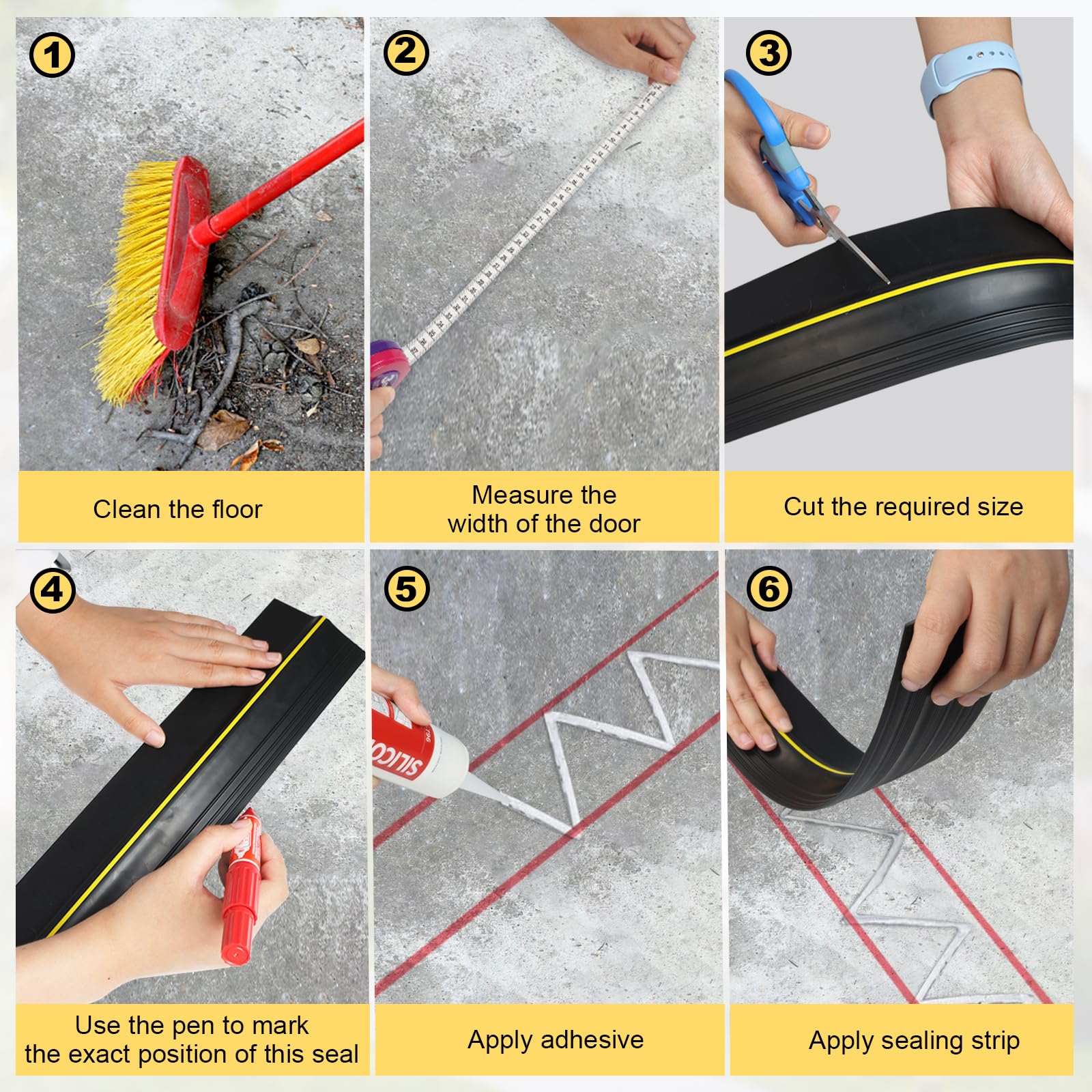 DGSL non-slip ridges and tight seal support safer door closure.