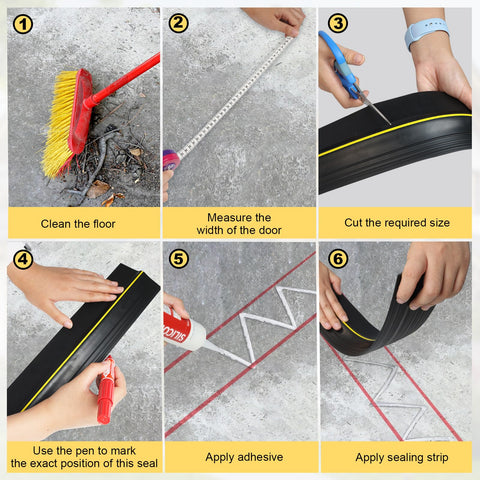 DGSL non-slip ridges and tight seal support safer door closure.