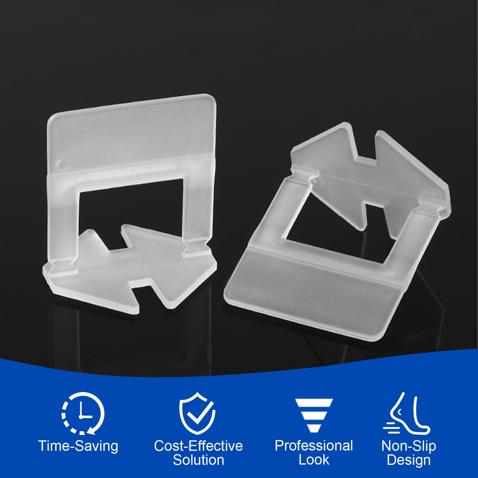 DGSL PVC-forged spacers offer durable performance for tile work.